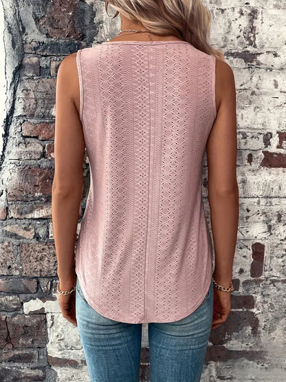 Sfrcord® Tanktop mit Ösenmuster