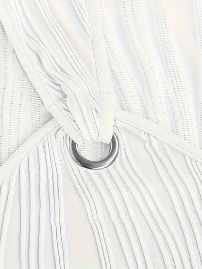 Sfrcord® Kleid mit gewellten Streifen