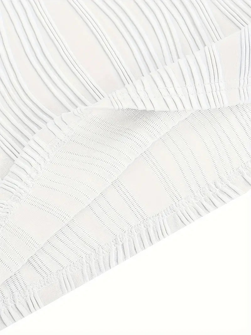 Sfrcord® Kleid mit gewellten Streifen