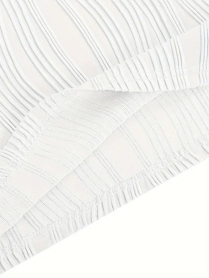 Sfrcord® Kleid mit gewellten Streifen